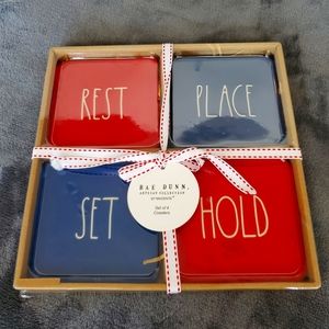 RAE DUNN | Patriotic Coaster Set